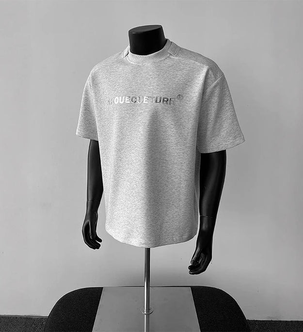 Shoulder Short Sleeve Men Clothing Summer Pu Handsome Heavy