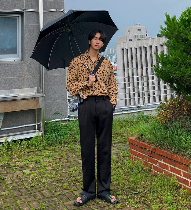 Leopard Shirt Men s