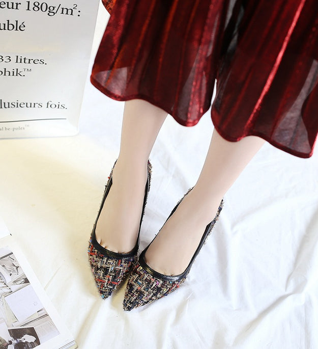 Fine heel fine heel professional heel shoes 2021 autumn and winter new lady fashion fashion cloth women shoes