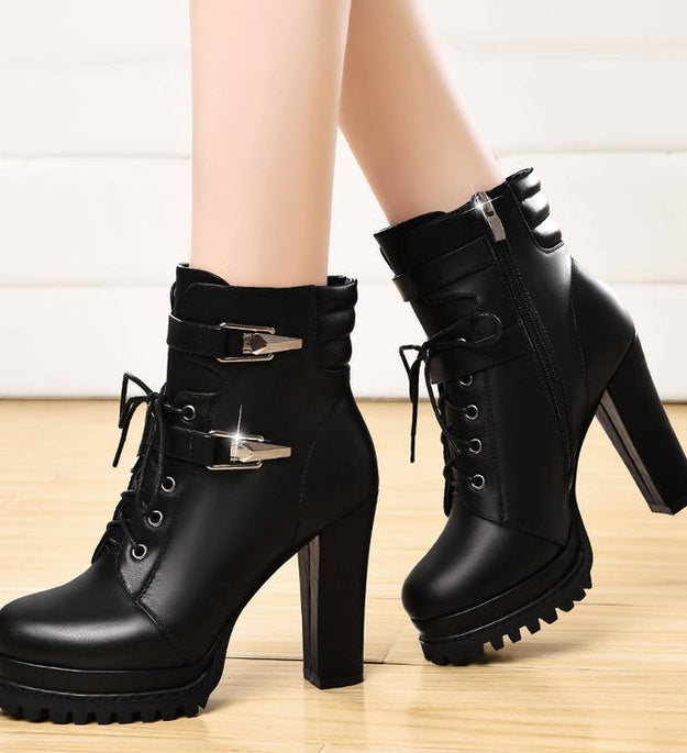 British Style High Heel Women Shoes